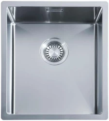 ABK Bingara pia de aço inoxidável 34x40cm montagem nivelada, embutida e sobreposta 34FVI