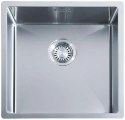 ABK Bingara 40fvi pia de aço inoxidável 40x40cm instalação nivelada, instalação inferior e instalação superior BIN40FVI