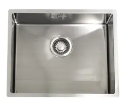 Pia de aço inoxidável ABK Bingara 50x40cm instalação embutida, sob bancada e sobre bancada BIN50FVI