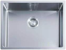 Pia de aço inoxidável ABK Bingara 50x40cm instalação embutida, sob bancada e sobre bancada BIN50FVI