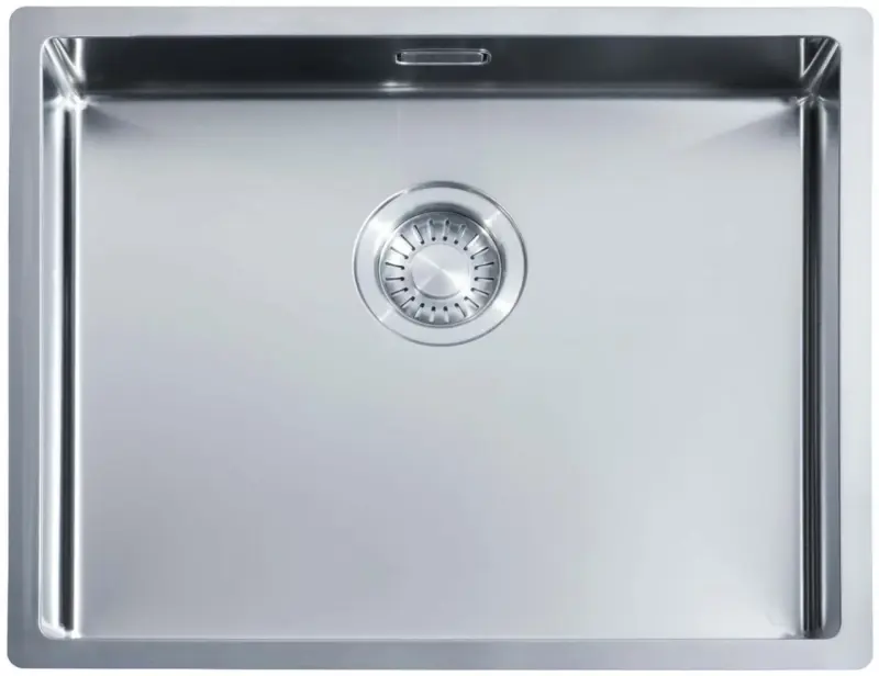ABK Bingara pia de aço inoxidável extra rasa 10 cm para pessoas com mobilidade reduzida, encastrada e sobreposto BIN5010FVI