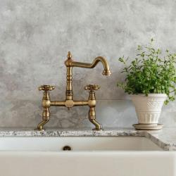 Torneira de cozinha nostálgica Bronze V1979BRST