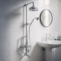 Huber Victorian Conjunto de Banho/Duche Termostático 30cm Aço Inoxidável 592.VN31H.AC