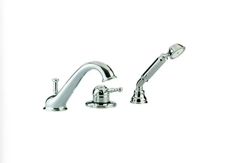 Cisal Arcana Royal Bath rim mount bath mixer Chrome AY00126021