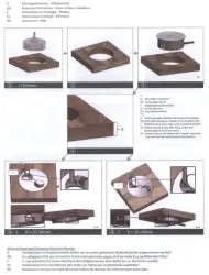Tomada de cozinha Bachmann Twist em bancada de trabalho, aço inoxidável, 2 saídas, 008749.