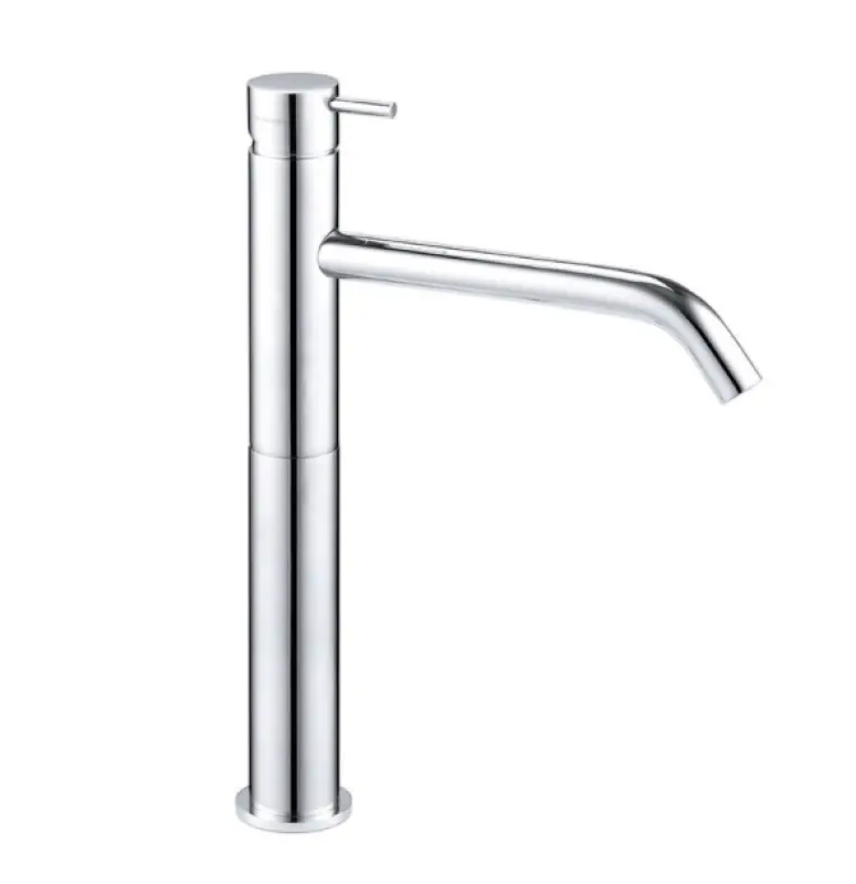 Torneira de lavatório Waterevolution Flow com bico alto para lavatórios, incl. tampão de clique cromado T11501