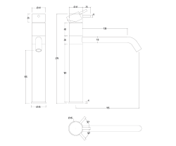 Waterevolution Flow torneira de cozinha branca fosca T150BR