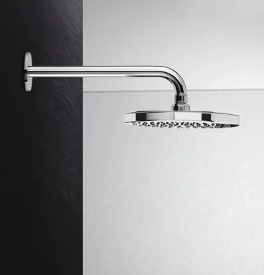 Chuveiro de cabeça Waterrevolution Flow 200 mm com conexão de parede cromada T164101