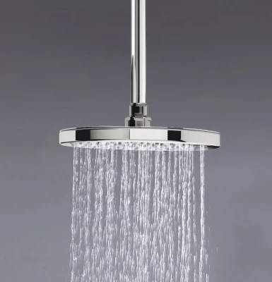 Chuveiro de cabeça Waterrevolution Flow 250 mm com conexão de teto cromada T164201