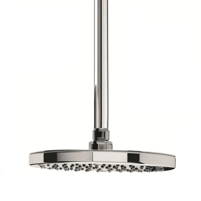 Waterevolution Flow overhead shower 250mm with ceiling connection chrome T164201