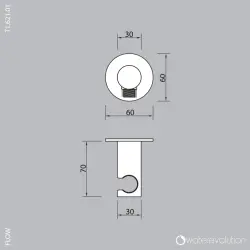 Waterevolution Flow conjunto de banho completo com conexão de parede preto fosco T1621PR