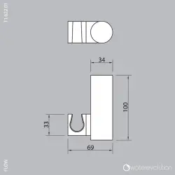 Waterevolution Flow conjunto de acessórios para banheiro fosco branco T1622BR