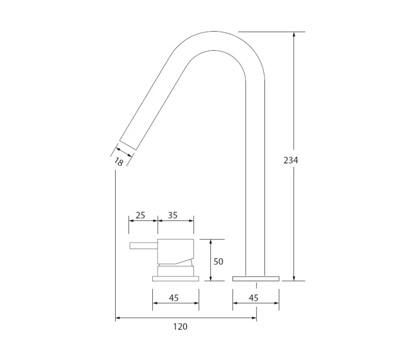 Torneira de lavatório Waterrevolution Flow de 2 furos, branco mate, com pequeno V, caudal de 120 mm, T1121VBR