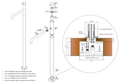 Waterevolution Flow misturador de lavatório independente branco fosco T113BR