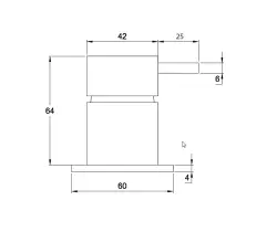 Waterevolution Flow misturador embutido cromado 1208512402