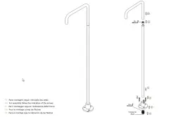 Waterevolution Flow torneira de lavatório independente bica branca fosca T1676BR