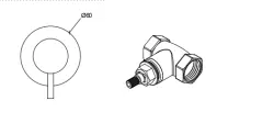 Waterevolution Flow válvula de interrupção embutida cromo T143R01