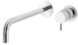 Waterevolution Flow misturador embutido para lavatório cromado com bica de 21cm T116B01-21