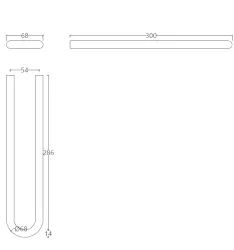 Waterevolution Flow porta-toalhas cromado A11501
