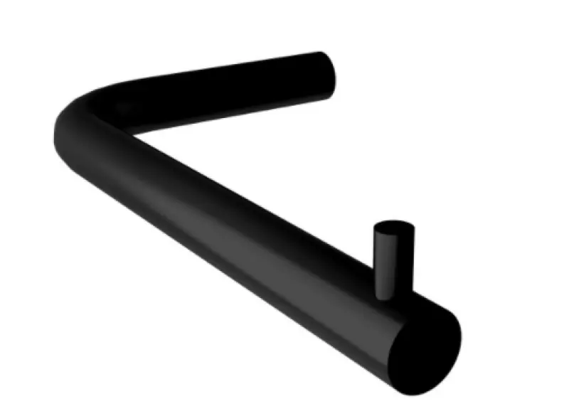 Waterevolution Flow Porta-Rolo de Papel Higiênico sem Tampa Preto Fosco A130PR