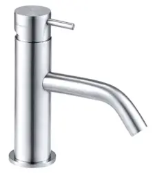 Waterevolution Flow torneira de lavatório baixa em aço inoxidável T110IE