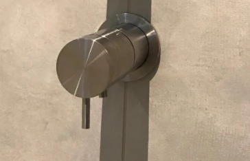 Termostato de duche embutido Waterevolution Flow em aço inoxidável maciço com roseta redonda T142TBIE 1208816582