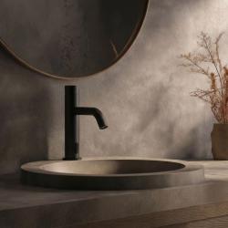 Waterevolution Flow electronic washbasin faucet infrared battery-operated Matt Black T110EBPR