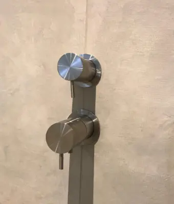 Waterevolution Flow embutida ducha termostática com 2 saídas totalmente em aço inoxidável 1208852642