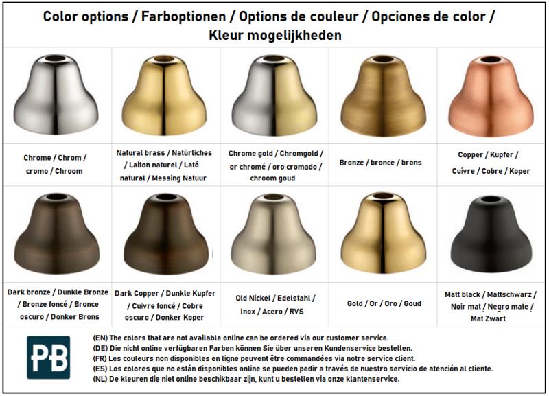 PB torneira clássica para lavatório com alavancas brancas, bica de 18,5 cm, aço inoxidável 1208854312