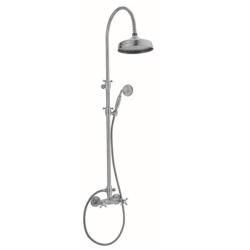 Conjunto de Chuveiro Clássico PB com Botões de Controle, Chuveiro de Teto Telescópico, Coluna de Chuveiro em Bronze 1208855902