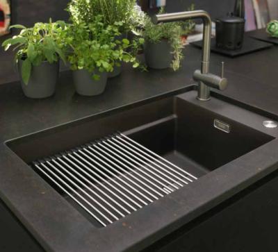 Franke Kubus KNG 110.62 pia 72x42 antracite granito de embutir com bancada para torneira 125.0512.515