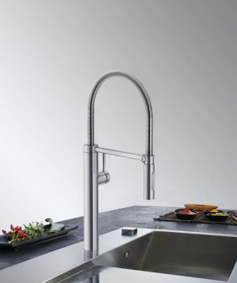 Franke Pescara Semi Pro 360 Torneira de Cozinha com Bica Flexível Cromada 115.0393.976
