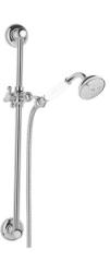 PB conjunto de barra deslizante clássico com ducha de mão e mangueira de chuveiro bronze 1208899102