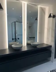Revolução da Água Cruz Torneira de Lavatório Embutida 3 Furos Preto Fosco 19cm Saída 1208916572