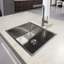 Lorreine 45SP pia inox 45x40 cm, instalação nivelada, inferior e superior 1208920506