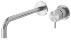 Torneira de lavatório embutida Watervolution Flow em aço inoxidável com bico de 21 cm T1.16BIEV2