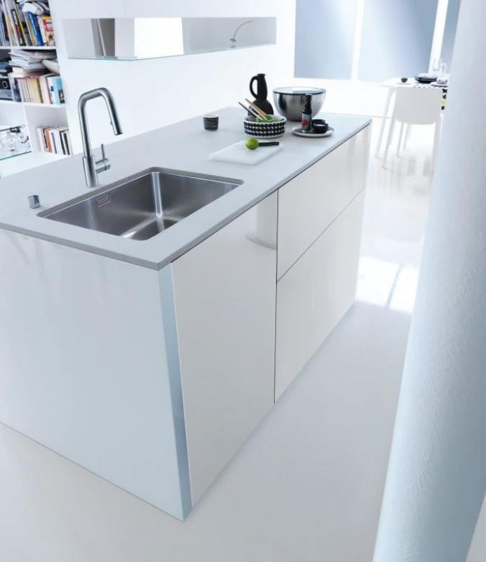 Franke Torneira de Cozinha Kubus com Ducha Extraível em Aço Inoxidável 115.0529.207