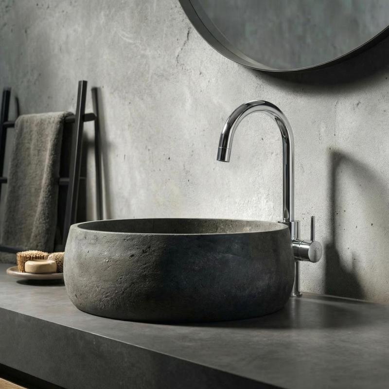 Waterevolution Flow torneira de lavatório, modelo alto, cromado T1121FU01