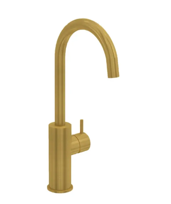 Torneira de lavatório Watervolution Flow, modelo alto, latão escovado T1121FULE