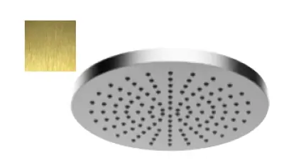 SB Round 316 Chuveiro de Teto 20 cm PVD Ouro 1208946726
