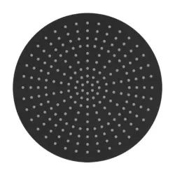 SB Rubinetterie Chuveiro de Teto Eco Air economizador de água, cabeça de chuveiro de 30 cm, metal preto fosco 1208946745