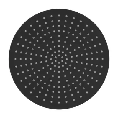 SB Rubinetterie Chuveiro de Teto Eco Air economizador de água, cabeça de chuveiro de 30 cm, metal preto fosco 1208946745