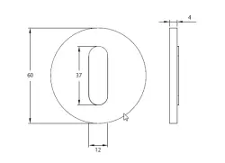 Waterevolution Flow embutida lavatório sensor de infravermelho a pilhas cromo T118EB01