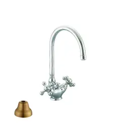 Cisal Arcana Torneira Misturadora para Lavatório de Cerâmica Bronze AC00052027