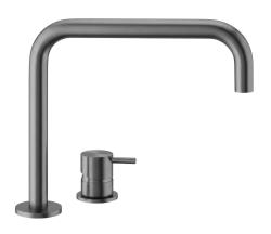 Waterevolution Flow 2-gats wastafelkraan Gun Metal T112HGME

---

Waterevolution Flow torneira de lavatório de 2 furos Gun Metal T112HGME