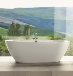 Revolução da Água Torneira de Banho Independente com Ducha Manual Cromada T13301