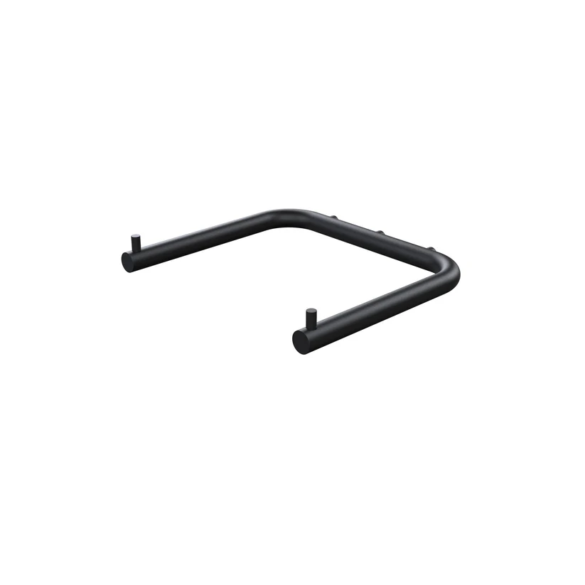 Waterevolution Flow Duplo porta-rolos de papel higiênico preto fosco A131PRV2