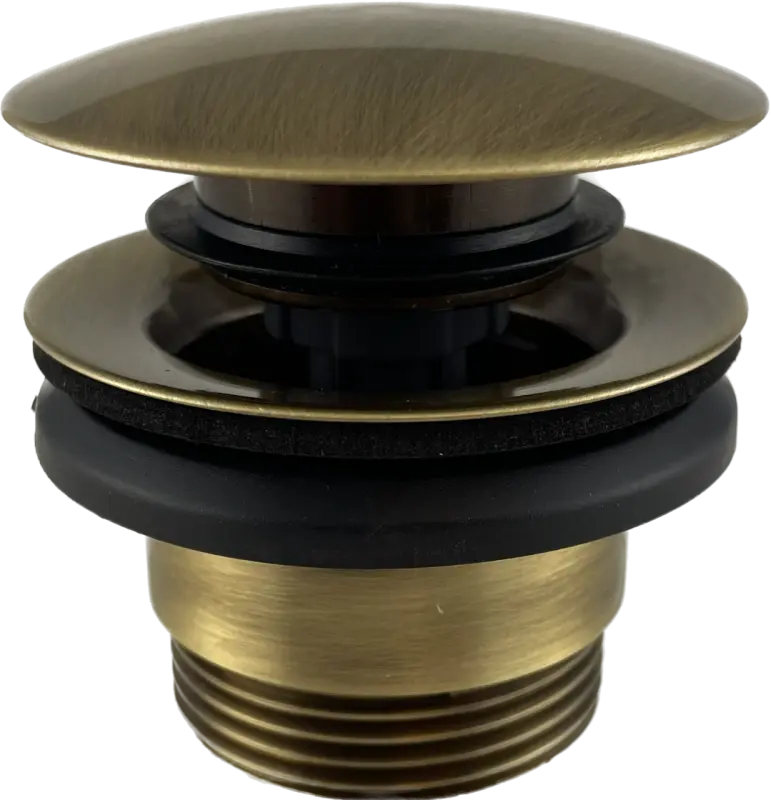 PB Unix sink plug 1 1/4 lockable push up click clack bronze 1208953284