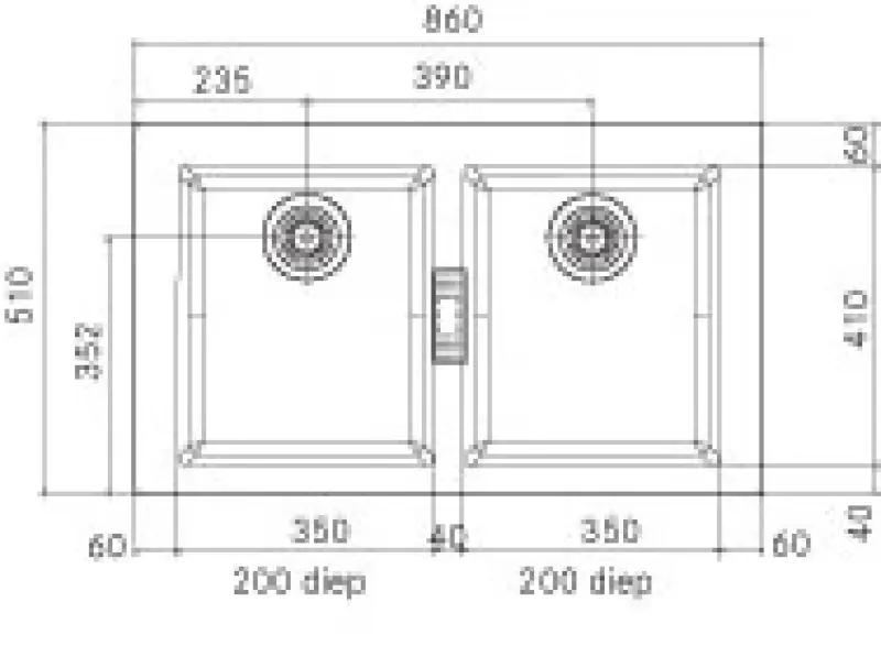 Franke Sirius 2 S2D 620 plastic double sink white build-up 143.0634.553