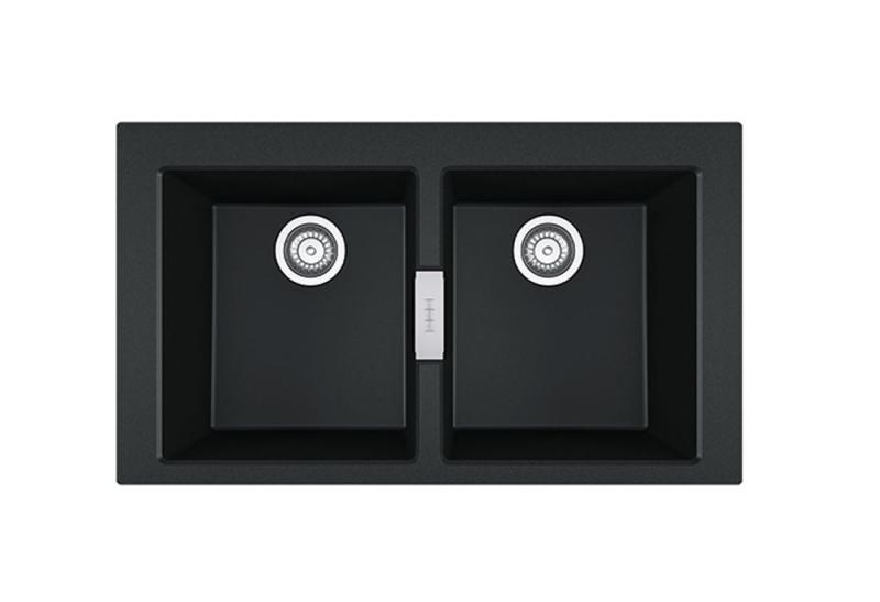 Franke Sirius 2 S2D 620 plastic double sink black built-in 143.0634.552